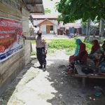 Sosialisasikan Bahaya Pungli di Desa Kampung Baru Bhabinkamtibmas Kiltay Juga Himbau Taat Prokes